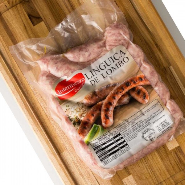 Linguiça Lombo - R$ 76,00 - Peso estimado 1 KG  