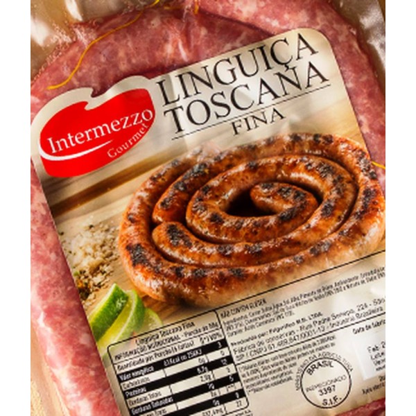 LINGUIÇA TOSCANA FINA - 500 g